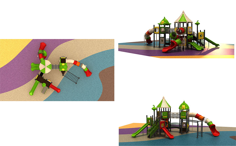 Kids Backyard Playground Toy Slide Platports